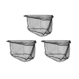 Maxbell 3Pcs Folding Stainless Steel Frame Nylon Triangle Fishing Landing Net Head