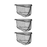 Maxbell 3Pcs Folding Stainless Steel Frame Nylon Triangle Fishing Landing Net Head