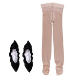 Maxbell Over Boots Ice Figure Skating Tights Pants Leggings with Skate Blade Cover