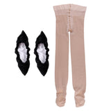 Maxbell Over Boots Ice Figure Skating Tights Pants Leggings with Skate Blade Cover