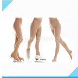 Maxbell Over Boots Ice Figure Skating Tights Pants Leggings with Skate Blade Cover