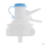 Maxbell 4 Piece Water Bottle Top Spigot Dispenser Valve Faucet Bucket Bibcock Pump