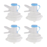 Maxbell 4 Piece Water Bottle Top Spigot Dispenser Valve Faucet Bucket Bibcock Pump