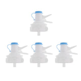 Maxbell 4 Piece Water Bottle Top Spigot Dispenser Valve Faucet Bucket Bibcock Pump