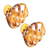 Maxbell 2 Pack Women's  Hair Claw Clips Thick Hair Octopus Jaw Folding Hairpin