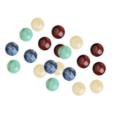 Maxbell 20 Pieces Jewelry Making 8mm Half Round Gemstone Cabochon Stone DIY  Charms