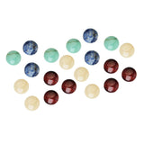 Maxbell 20 Pieces Jewelry Making 8mm Half Round Gemstone Cabochon Stone DIY  Charms