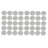 Maxbell 40x Round Stainless Steel Tag Findings Pet Identification Metal Blanks 6mm