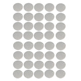 Maxbell 40x Round Stainless Steel Tag  Findings Pet Identification Metal Blank 15mm