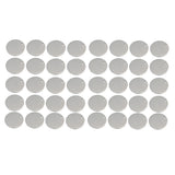 Maxbell 40x Round Stainless Steel Tag  Findings Pet Identification Metal Blank 15mm