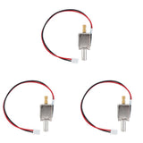 Maxbell 3Pcs DC12V Lock Tongue Push Luggage Electric Solenoid Garage Door Drawer