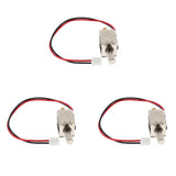 Maxbell 3Pcs DC12V Lock Tongue Push Luggage Electric Solenoid Garage Door Drawer