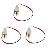 Maxbell 3Pcs DC12V Lock Tongue Push Luggage Electric Solenoid Garage Door Drawer