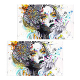 Maxbell 2 Panel Canvas Oil Painting Art Picture - Girl