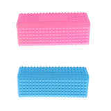Maxbell 2 pcs Pet Dog Cat Hair Remover Clothes Carpet Fur Brush Cleaner Pink Blue