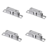 Maxbell 4Pcs Boat Motorhome Cupboard Cabinet Steel Ball Catch Door Latch Bolt