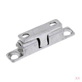 Maxbell 4Pcs Boat Motorhome Cupboard Cabinet Steel Ball Catch Door Latch Bolt