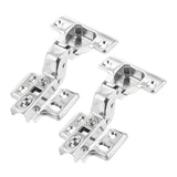Maxbell 2 Pieces Stainless Steel Cabinet Cupboard Door Hinge Furniture Hardware