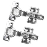 Maxbell 2 Pieces Stainless Steel Cabinet Cupboard Door Hinge Furniture Hardware