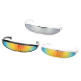 Maxbell 3Pcs Futuristic Space Alien Eyeglasses Funny Cosplay Party Robot Sunglasses