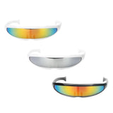 Maxbell 3Pcs Futuristic Space Alien Eyeglasses Funny Cosplay Party Robot Sunglasses