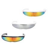 Maxbell 3Pcs Futuristic Space Alien Eyeglasses Funny Cosplay Party Robot Sunglasses