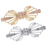 Maxbell 2 Pair Crystal Wedding Closure Hook and Eye Clasp for Sewing Crafts Supplies