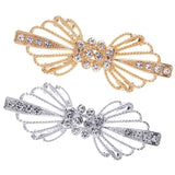 Maxbell 2 Pair Crystal Wedding Closure Hook and Eye Clasp for Sewing Crafts Supplies