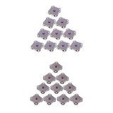Maxbell 20 Pairs Magnetic Clasps Snaps Buttons for DIY Purses Handbag Craft 14/18mm