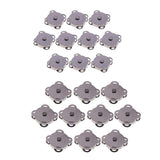 Maxbell 20 Pairs Magnetic Clasps Snaps Buttons for DIY Purses Handbag Craft 14/18mm