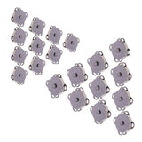 Maxbell 20 Pairs Magnetic Clasps Snaps Buttons for DIY Purses Handbag Craft 14/18mm