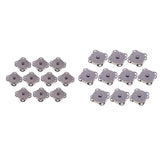 Maxbell 20 Pairs Magnetic Clasps Snaps Buttons for DIY Purses Handbag Craft 14/18mm