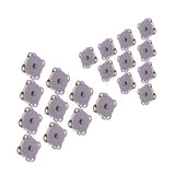 Maxbell 20 Pairs Magnetic Clasps Snaps Buttons for DIY Purses Handbag Craft 14/18mm
