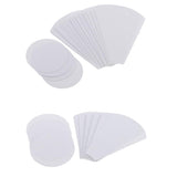 Maxbell 80 Pieces Flower Shape Paper Quilting Templates for Sewing Craft 39mm/56mm