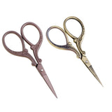Maxbell 2pcs Vintage Embroidery Stainless Steel Scissor for Cross Stitch Sewing Tool
