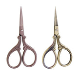 Maxbell 2pcs Vintage Embroidery Stainless Steel Scissor for Cross Stitch Sewing Tool