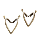 Maxbell 2Pcs Sew in Coin Bag Purse Metal Frame Handbag Clasp Fastening 8.5cm 10.5cm