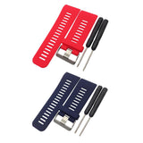 Maxbell 2 Pieces Replacement Wrist Bands Strap with Tools for Garmin Watch