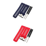 Maxbell 2 Pieces Replacement Wrist Bands Strap with Tools for Garmin Watch