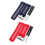 Maxbell 2 Pieces Replacement Wrist Bands Strap with Tools for Garmin Watch