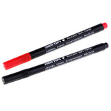 Maxbell 2pcs Washable Fabric Paint Pen Marker Textile Clothes Shoes DIY Craft