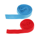 Maxbell 2pcs 2.7M  5/8"15mm Elastic Spandex Satin Band Hair Ties Accessories