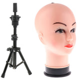 Maxbell Female Mannequin Manikin Head Wigs Glasses Hat Display Model w/ Tripod Stand