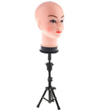 Maxbell Female Mannequin Manikin Head Wigs Glasses Hat Display Model w/ Tripod Stand