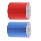 Maxbell 2pieces 3M Warning Reflective Safety Tape Adhesive Sticker for Truck Car