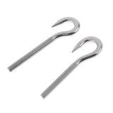 Maxbell Marine Stainless Steel Hook Bolt Eye Screw Threaded Bolt Boat Parts M8&M6