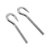 Maxbell Marine Stainless Steel Hook Bolt Eye Screw Threaded Bolt Boat Parts M8&M6