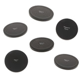 Maxbell 6 Pieces Camera Lens Filter Storage Cap Case Metal Protection Box Cover