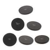 Maxbell 6 Pieces Camera Lens Filter Storage Cap Case Metal Protection Box Cover
