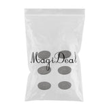 Maxbell 6 Pieces Camera Lens Filter Storage Cap Case Metal Protection Box Cover